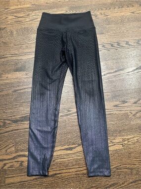 Beyond Yoga Black Foil Drip Dot Sparkle High-Waist Leggings